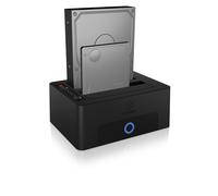 Estación de acoplamiento/clonación ICYBOX de 2 pliegues para unidades SATA de 2,5" o 3,5