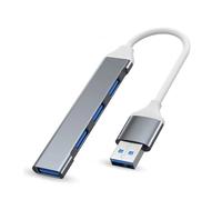 Estación de Acoplamiento concentrador USB 3,0 Tipo C, 4/5/7 Puertos, Lector de Tarjetas SD TF, Carga rápida PD for MacBook, Notebook, Ordenador portátil(4 in 1 USB3.0)