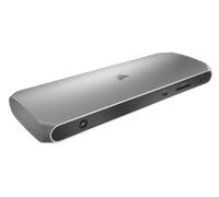 Estación de acoplamiento Corsair Thunderbolt 3, 2 HDMI, 1 Lan, 1 toma combinada de 3,5 mm, 1 lector de tarjetas SD