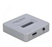 Estación de acoplamiento Delock M.2 para SSD M.2 NVMe PCIe con USB Tipo-C Enchufe