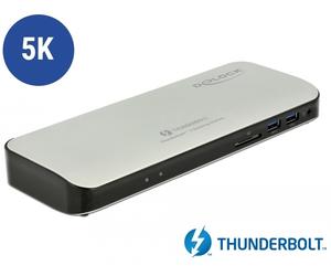 Estación de acoplamiento Delock Thunderbolt 3 5K - HDMI/USB 3.0/USB-C/SD/LAN