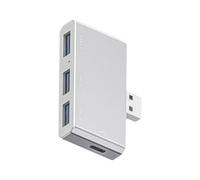Estación de acoplamiento DisplayLink,Estaciones de acoplamiento para portátiles, estación de acoplamiento 4 en 1 TYPE-C para 3 monitores, estación de acoplamiento USB C multifuncional eficiente