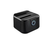 Estación de Acoplamiento Doble SATA 2.5/3.5 a TooQ USB 3.0, Ideal para Ampliar tu Almacenamiento de Forma rápida. Conéctate a Tus Discos y Disfruta de transferencias Ultra rápidas.