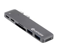 Estación de acoplamiento - ESTUFF - Serie Allure - USB-C - Thunderbolt 3 - Para MacBook Pro Touch Bar