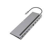 Estación de acoplamiento Hama USB-C Connect2Office Pro Compatible con marcas: universal alimentación USB-C
