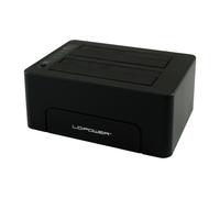 Estación de Acoplamiento HDD SSD 2.5/3.5 USB 3.1 (Negro) - LC-POWER