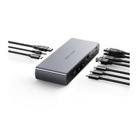 Estación de acoplamiento HyperDrive Thunderbolt 4 (HDTB4D-EU) 4K, 96 W, audio de alta resolución
