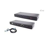 Estación de acoplamiento i-tec Dual Display DisplayLink DL3900 USB-C/USB-A/Thunderbolt 2xHDMI 100W