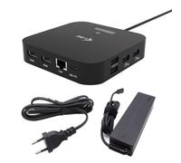 Estación de acoplamiento I-Tec USB-C Dual HDMI 100 W con carga universal y soporte VESA