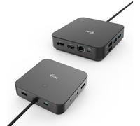 Estación de acoplamiento i-tec USB-C, HDMI y doble DP con Suministro de energía de 100 W