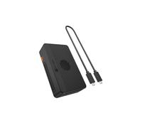 ICY BOX Carcasa Raid Thunderbolt, 40 Gbps, Docking Station, SSD M.2 NVMe Dual, Thunderbolt 3, USB4, 8K USB-C, 4K HDMI, USB-A, Ventilador Activo, IB-RD2818DK-40G, Heart Raid 2818