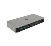 Estación de acoplamiento ICY BOX USB4® Type-C® con doble salida de vídeo
