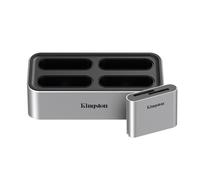 Estación de acoplamiento Kingston WFS-S USB-C 3.2 Gen2 con lector SD dual y 4 puertos USB-C