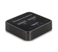 Estación de acoplamiento M.2 Delock para 2 unidades SSD M.2 NVMe PCIe con función de clonación
