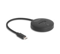 Estación de acoplamiento M.2 Delock USB 10 Gbps Type-C para NVMe/SATA