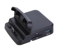 Estación de acoplamiento multifunción tipo C HUB para teléfono celular, tablet, puerto USB, lector de tarjetas TF, soporte para teléfono