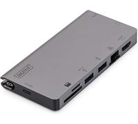 Estación de acoplamiento multipuerto digitus - usb-c dock 8 puertos -
