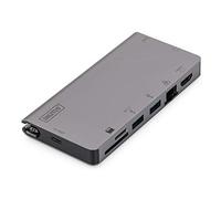 Digitus Dock Station USB-C 8x Puertos Gris