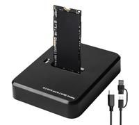 Estación de acoplamiento para discos duros, M.2 NVME y SATA, conector USB 3.1 Gen2 para M-Key|B+M Key, estación de acoplamiento de doble protocolo para SSD 2230 2242 2260 2280 SSD compatible con