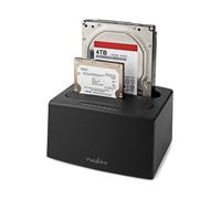 Estación de acoplamiento para discos duros Nedis 2 discos duros - USB 3.2 Gen1, USB Tipo-A, 2,5 / 3,5 ", USB 3.2 Gen1, Docking, Desktop