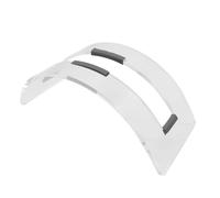 Estación de acoplamiento para laptop, soporte de computadora de pie, diseño minimalista claro, ranura delgada para dispositivos, almacenamiento de escritorio, base transparente mínima para laptop