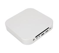 Estación de Acoplamiento para Mac Mini M4, 9 en 1 Soporte de Aluminio y Cubo con 10 Gbps USB AX2 4.8GBPS para Mini M4 Pro, M.2SSD USB C Dock Station Hub (Enchufe de la UE)