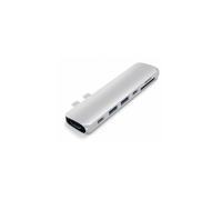 Estación de acoplamiento Satechi Aluminum Type-C Pro Hub Adapter (USB-C - Thunderbolt 3)