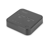 Estación de acoplamiento SSD M.2 NVMe Digitus DA-70889 USB-C Gen2 Clonado offline SD 8TB Negro