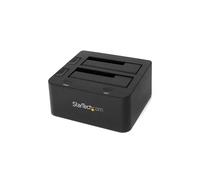 Estación de acoplamiento - STARTECH - SDOCK2U33 - USB 3.0 - 2 discos duros SATA III - Negro