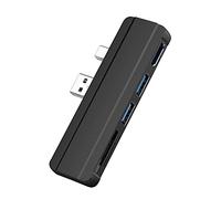 Estación de acoplamiento USB 5 en 1 duradera para Surface Pro 4/5/6 lector de tarjetas SD/TF USB HUB