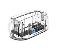 Estación de acoplamiento USB a SATA transparente HDD de 3.5 pulgadas USB 3.0 de 5 Gbps con adaptador de corriente de 12 V