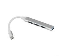 Estación de acoplamiento USB C, convertidor de concentrador USB C con divisor USB 3.0 y 2.0 de 4 puertos, adaptador OTG para smartphones, tabletas, computadora o portátil (C 4-1)