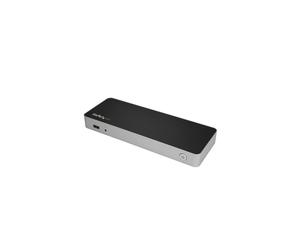 Estación de acoplamiento USB-C de StarTech.com para portátil de doble pantalla 4K con Power Delivery de 60W y lector de tarjetas SD (DK30CHDPPD)