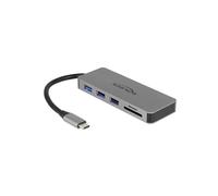 Estación de acoplamiento USB-C - DeLock - 87 W - HDMI 4K - 2x USB-A 2.0 - Lector SD/microSD