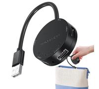 Estación de Acoplamiento USB C - Hub multipuerto de 4 Puertos, sincronización USB 2.0 y 480 Mbps confiable | Adaptador portátil Seguro con indicador Ligero para Ordenadores, portátiles y