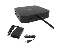 Estación de Acoplamiento USB-C i-tec C31DUAL4KDPHDMIDOCKPD65W Carga 65W Dual 4K VESA Negro