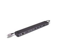 Estación de acoplamiento USB-C - LINDY - Estación de acoplamiento mini - 100 W - Ethernet 10/100/1000 Mbit/s - Antracita