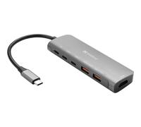 Sandberg Base USB-C HDMI+2xA+2xC+PD100W USB-C Dock HDMI+2xA+2xC+PD100W, 136-65 (USB-C Dock HDMI+2xA+2xC+PD100W)
