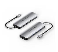 Estación de Acoplamiento USB-C Vention TQLHB 9 en 1 Gris