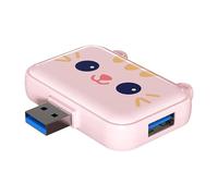 Estación de acoplamiento USB, Estación de acoplamiento para computadora | portátil - Dock para computadora lindo 3 en 1 | Transmisión de alta velocidad, adaptador multipuerto dongle dock, estación de