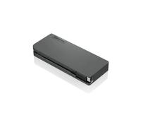 Estación de acoplamiento USB tipo C LENOVO para notebook - 3 x puertos USB - 1 x USB 2.0 - Red (RJ-45) - HDMI - VGA - Alámbrico