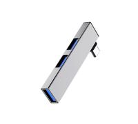 Estación de acoplamiento USB tipo C para laptop, expansión de 4 puertos con 2 USB 2.0 y 1 USB 3.0 para PC y portátil