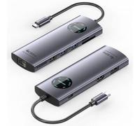 Estación de acoplamiento Vention TQUHB 9 en 1 HDMI 4K DisplayPort USB-C