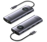 Estación de Acoplamiento Vention TQWHB 10 en 1 con 2xHDMI 4K y DisplayPort