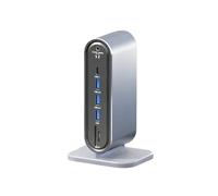 Estación de Acoplamiento Vertical 12 en 1, Concentrador USB C Tipo C, Divisor Compatible con 4K30Hz/LAN 100M/USB3.0, Convertidor de Extensión de