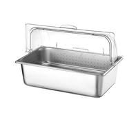 Estación de aderezos para pizza, organizador de especias de acero inoxidable, estación de buffet para ensaladas con hieleras, juego de contenedores para salsas, ingredientes y despensa de cocina (U)