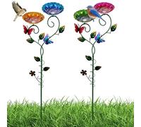 Estación de Agua para Abejas de Jardín | Baño Polinizadores | Cuenco Alimentador Mariposas - para Jardineros Amantes de los Animales Patio Trasero Patio Delantero Terraza Parque Balcón Escuela Centros