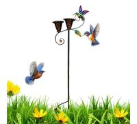 Estación De Agua para Abejas En El Jardín Estación De Riego Metálica Todo | Bebedero para Colibríes con Bandeja de Agua Para Mariposas, Patio, Macizo De Flores, Patio Trasero, Cés