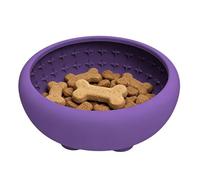 Estación De Alimentación De Silicona Para Mascotas: 18x18x7 Cm, Textura Elevada Para Digestión Saludable, Plato Para Lamer Con Peso Estable | Gatito Canino Hora De Comer Estimulación Mental Higiene Bu