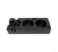 Estación de apisonamiento de espresso con base de manipulación y soporte de portafiltro, compatible con ES601 655 701, soporte organizador para cafetería, diseño de ranura para tarjetas (B)